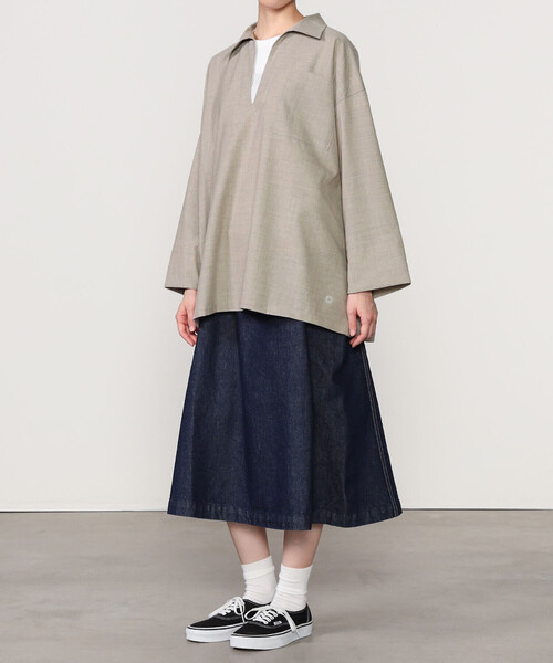 最高の着心地です。ORCIVAL フランネルスキッパーシャツ ORCIVAL | ストレッチブロード スキッパーシャツ WOMEN（シャツ