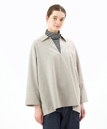 ORCIVAL | ORCIVAL | ストレッチブロード スキッパーシャツ WOMEN(シャツ/ブラウス)