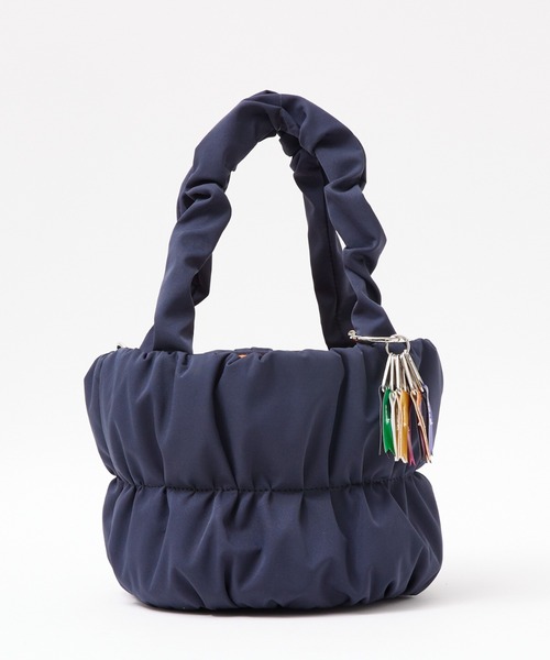 cheek(BAG)(チーク)の「【cheek】pokkori kincyaku2way 2WAY 巾着 ミニ ナイロン トートバッグ(トートバッグ・レディース・グレー/ブラック/パープル・フリー)」の22枚目の写真