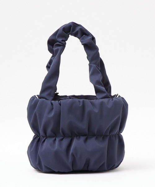 cheek(BAG)(チーク)の「【cheek】pokkori kincyaku2way 2WAY 巾着 ミニ ナイロン トートバッグ(トートバッグ・レディース・グレー/ブラック/パープル・フリー)」の20枚目の写真