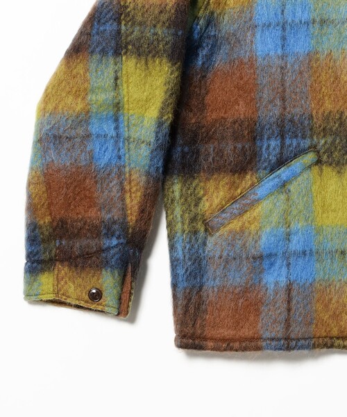 BEAMS PLUS（ビームスプラス）の「チェック ウール スポーツ ジャケット（ブルゾン・メンズ・ブラウン・L/S/XL/M）」の6枚目の写真