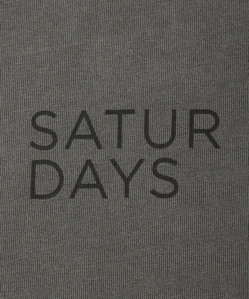 Saturdays NYC(サタデーズ ニューヨークシティ )の「Pigment dyed Gotham Rag Left SS Tee(Tシャツ/カットソー・メンズ・キナリ/ブラック/ネイビー・L/M/S/XL)」の8枚目の写真