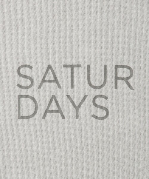 Saturdays NYC(サタデーズ ニューヨークシティ )の「Pigment dyed Gotham Rag Left SS Tee(Tシャツ/カットソー・メンズ・キナリ/ブラック/ネイビー・L/M/S/XL)」の9枚目の写真