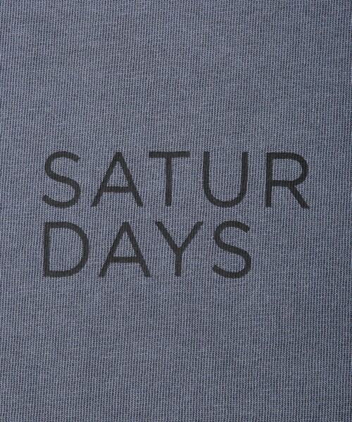 Saturdays NYC(サタデーズ ニューヨークシティ )の「Pigment dyed Gotham Rag Left SS Tee(Tシャツ/カットソー・メンズ・キナリ/ブラック/ネイビー・L/M/S/XL)」の10枚目の写真