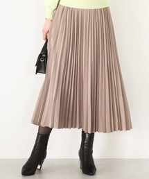 OFUON | 【2025AW】ピーチサテンプリーツスカート/洗える(スカート)