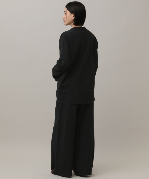 A part by(アパートバイ)の「ニットジャケットセットアップ(パンツドレス・レディース・ベージュ/チャコールグレー/ブラック・FREE)」の17枚目の写真