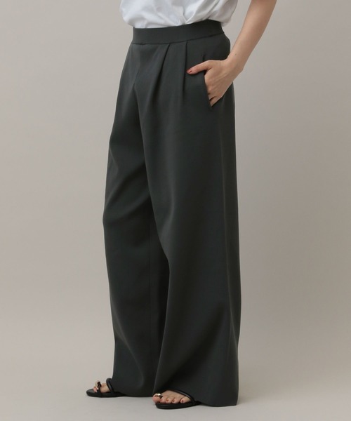 A part by(アパートバイ)の「ニットジャケットセットアップ(パンツドレス・レディース・ベージュ/チャコールグレー/ブラック・FREE)」の22枚目の写真