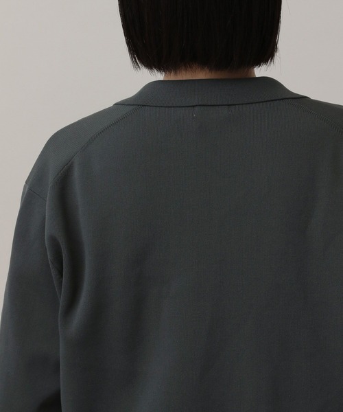 A part by(アパートバイ)の「ニットジャケットセットアップ(パンツドレス・レディース・ベージュ/チャコールグレー/ブラック・FREE)」の8枚目の写真