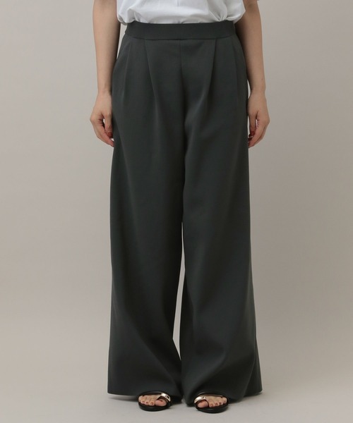 A part by(アパートバイ)の「ニットジャケットセットアップ(パンツドレス・レディース・ベージュ/チャコールグレー/ブラック・FREE)」の9枚目の写真