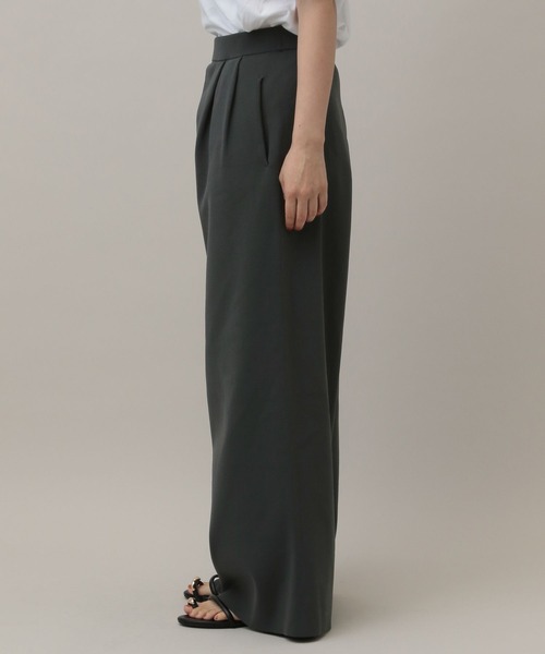 A part by(アパートバイ)の「ニットジャケットセットアップ(パンツドレス・レディース・ベージュ/チャコールグレー/ブラック・FREE)」の10枚目の写真