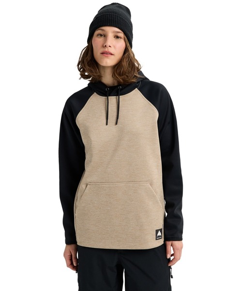 BURTON(バートン)の「Crown ウェザープルーフ フリース プルオーバー(パーカー・レディース・ベージュ×ブラック・M/S/XS)」の5枚目の写真