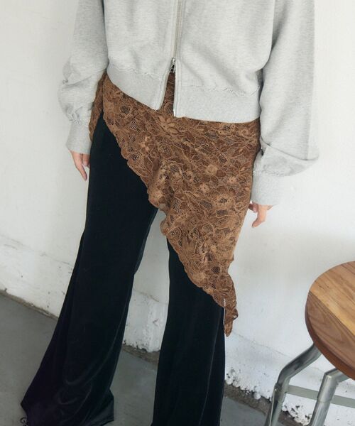 casita(RETRO GIRL)(カシータ)の「【新色追加】レイヤードラップベルト(ベルト・レディース・オフホワイト/ナチュラル/ブラウン系その他2/ブルー系その他2/ブラウン・ONE SIZE)」の2枚目の写真