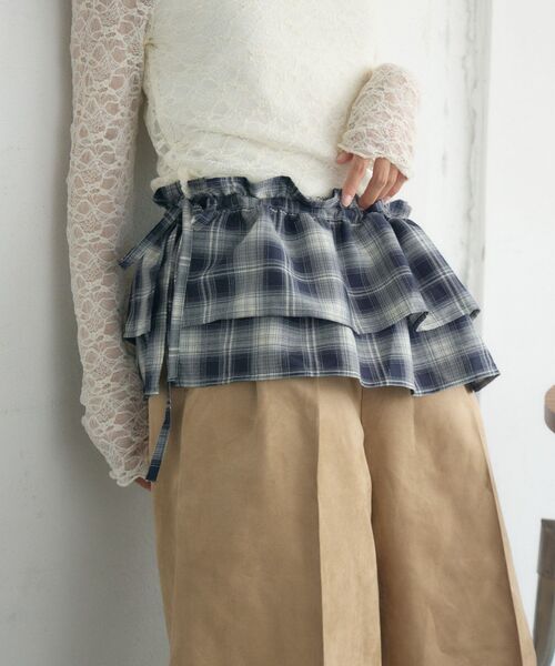 casita(RETRO GIRL)(カシータ)の「【新色追加】レイヤードラップベルト(ベルト・レディース・オフホワイト/ナチュラル/ブラウン系その他2/ブルー系その他2/ブラウン・ONE SIZE)」の5枚目の写真