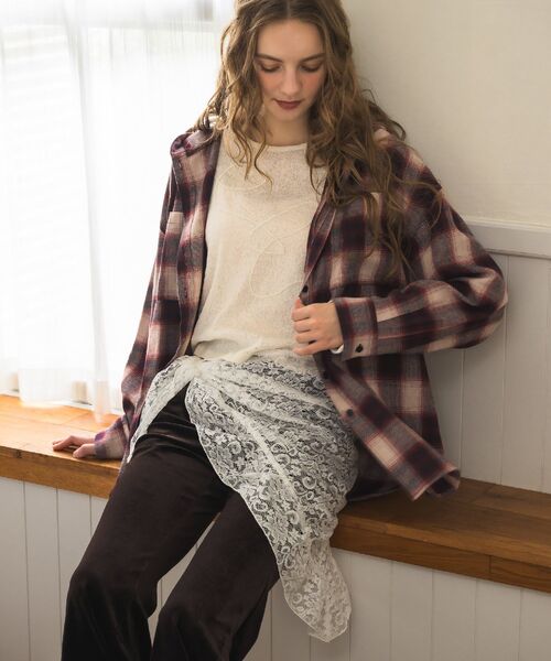 casita(RETRO GIRL)(カシータ)の「【新色追加】レイヤードラップベルト(ベルト・レディース・オフホワイト/ナチュラル/ブラウン系その他2/ブルー系その他2/ブラウン・ONE SIZE)」の7枚目の写真