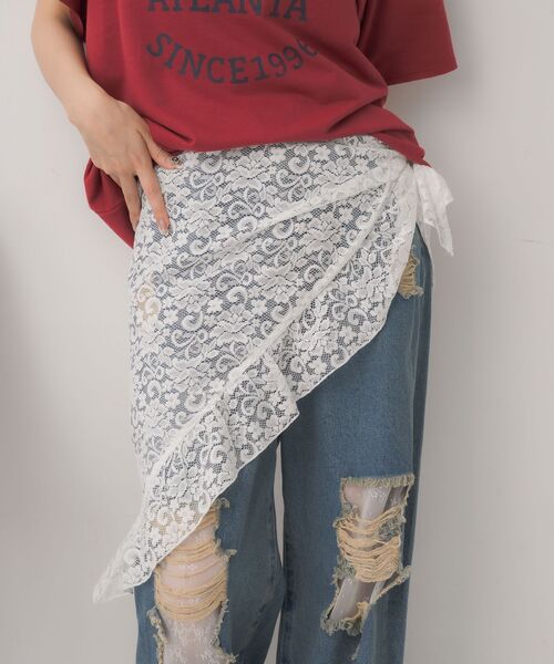 casita(RETRO GIRL)(カシータ)の「【新色追加】レイヤードラップベルト(ベルト・レディース・オフホワイト/ナチュラル/ブラウン系その他2/ブルー系その他2/ブラウン・ONE SIZE)」の16枚目の写真