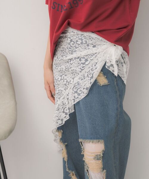 casita(RETRO GIRL)(カシータ)の「【新色追加】レイヤードラップベルト(ベルト・レディース・オフホワイト/ナチュラル/ブラウン系その他2/ブルー系その他2/ブラウン・ONE SIZE)」の17枚目の写真