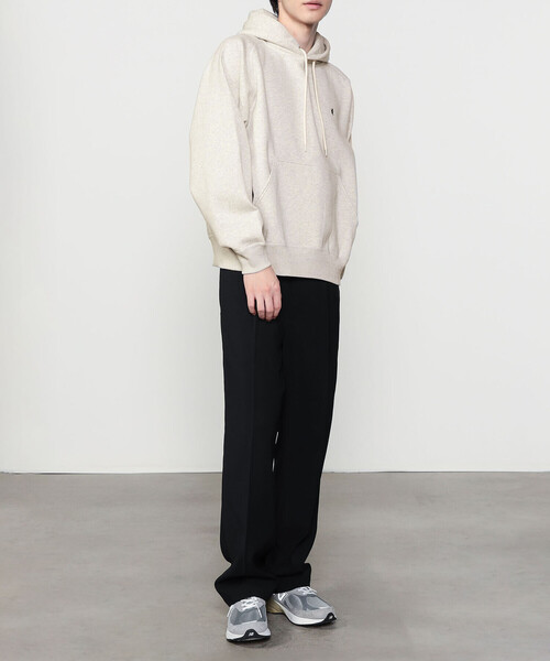 GYMPHLEX(ジムフレックス)の「Gymphlex | 長袖 スウェットパーカー MEN(パーカー・メンズ・グレー/ダークグリーン・M/L)」の6枚目の写真