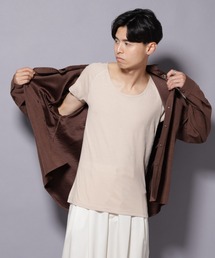 NANO universe（ナノユニバース）の「Anti Soaked(R)  Plus インナーTシャツ 半袖（Tシャツ/カットソー）」