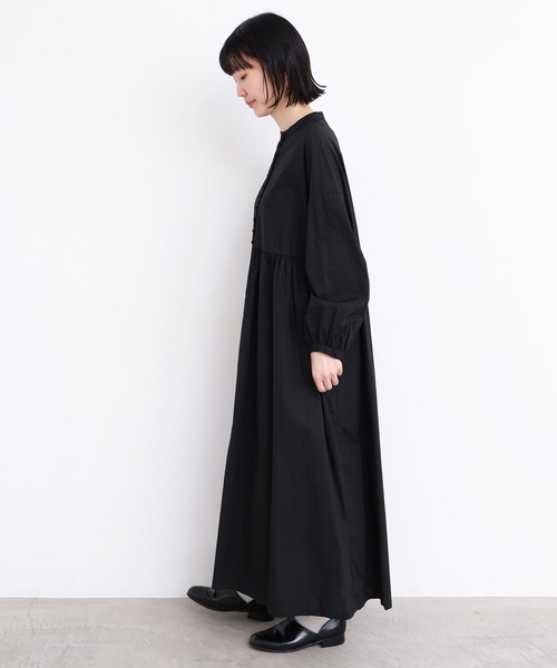 l'atelier du savon（アトリエドサボン）の「_タイプライターころころボタンワンピース（ワンピース・レディース・ホワイト/グリーン/ブラック/イエロー・FREE）」の18枚目の写真