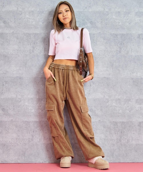 ANAP（アナップ）の「フロント ベルト スタッズ デザイン ショルダー バッグ（ショルダーバッグ・レディース・ブラック/ブラウン/ピンク・ONE SIZE）」の10枚目の写真