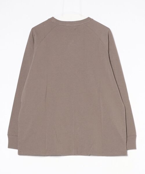 BIG MIKE(ビッグマイク)の「BIG MIKE 10OZ 3 Pocket L/S Tee 10オンス コットン ポケットロングスリーブTシャツ(Tシャツ/カットソー・メンズ・ナチュラル/チャコール/アッシュグレー・L/XL/M)」の12枚目の写真