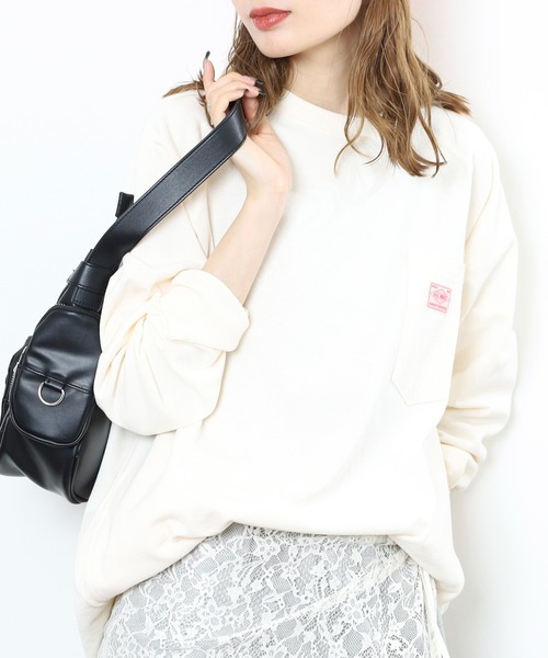 BIG MIKE(ビッグマイク)の「BIG MIKE 10OZ 3 Pocket L/S Tee 10オンス コットン ポケットロングスリーブTシャツ(Tシャツ/カットソー・メンズ・ナチュラル/チャコール/アッシュグレー・L/XL/M)」の19枚目の写真