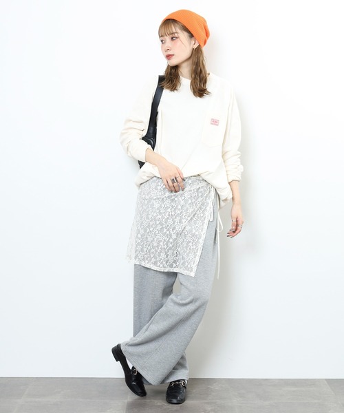 BIG MIKE(ビッグマイク)の「BIG MIKE 10OZ 3 Pocket L/S Tee 10オンス コットン ポケットロングスリーブTシャツ(Tシャツ/カットソー・メンズ・ナチュラル/チャコール/アッシュグレー・L/XL/M)」の20枚目の写真