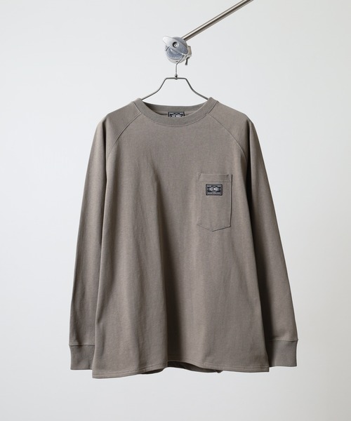 BIG MIKE(ビッグマイク)の「BIG MIKE 10OZ 3 Pocket L/S Tee 10オンス コットン ポケットロングスリーブTシャツ(Tシャツ/カットソー・メンズ・ナチュラル/チャコール/アッシュグレー・L/XL/M)」の11枚目の写真