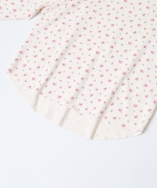 JEMORGAN(ジェーイーモーガン)の「JEMORGAN 花柄ガーゼ裏毛クルーネック(Tシャツ/カットソー・レディース・アイボリー系2/アイボリー系3/グレー系/アイボリー系1/グレー系1・FREE)」の9枚目の写真