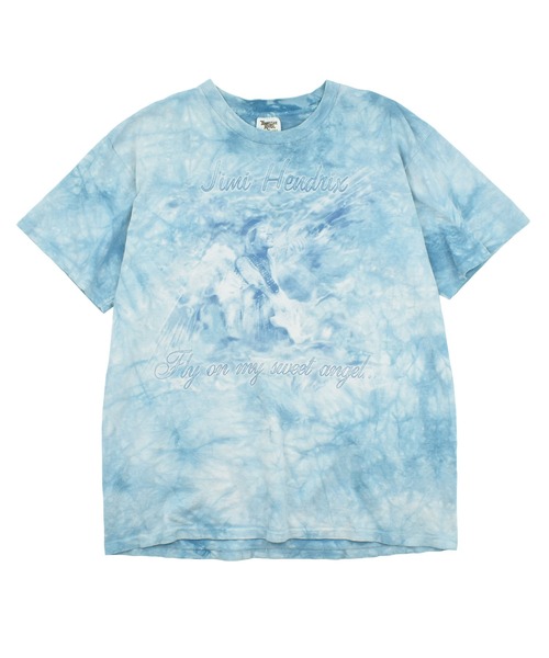 LABORATORY R(ラボラトリーアール)の「【USED】90’s Tennessee River “Jimi Hendrix” タイダイ バンド Tシャツ(Tシャツ/カットソー・メンズ・ブルー・X-LARGE)」の1枚目の写真