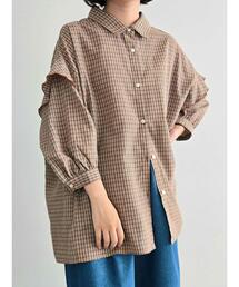 SM2 | 肩フリル切替シャツ(シャツ/ブラウス)