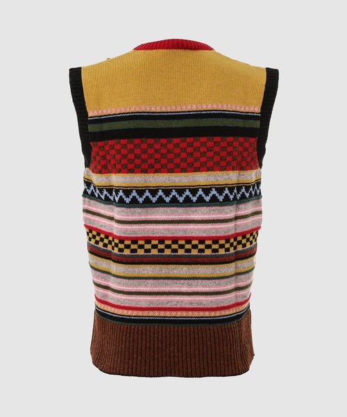 MARNI（マルニ）の「MOUNTAIN JACQUARD BLEND / ニットベスト（ベスト・メンズ・マルチ・48(L)）」の3枚目の写真