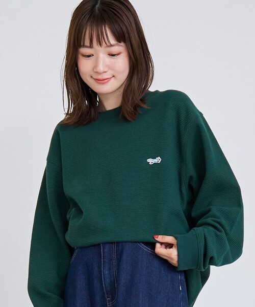 PENNEYS(ぺニーズ)の「Penneys(ぺニーズ)別注ワッフルロンT(Tシャツ/カットソー・メンズ・ホワイト/ダークグリーン/ネイビー・M/S/XL/L)」の3枚目の写真