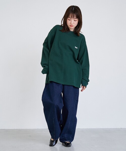 PENNEYS(ぺニーズ)の「Penneys(ぺニーズ)別注ワッフルロンT(Tシャツ/カットソー・メンズ・ホワイト/ダークグリーン/ネイビー・M/S/XL/L)」の13枚目の写真