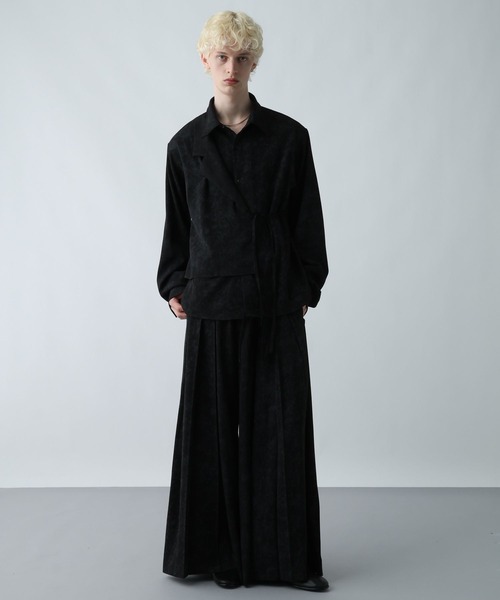 HARE（ハレ）の「【SET UP対応】YOSEハオリシャツ(HARE)（シャツ/ブラウス・メンズ・ブラック/レッド/グレー系その他・FREE）」の5枚目の写真