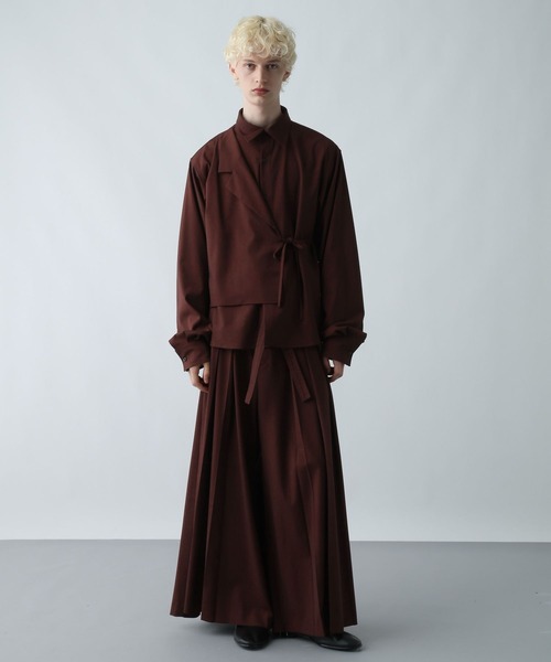 HARE（ハレ）の「【SET UP対応】YOSEハオリシャツ(HARE)（シャツ/ブラウス・メンズ・ブラック/レッド/グレー系その他・FREE）」の8枚目の写真