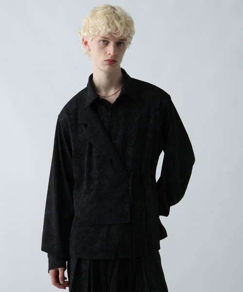 HARE（ハレ）の「【SET UP対応】YOSEハオリシャツ(HARE)（シャツ/ブラウス・メンズ・ブラック/レッド/グレー系その他・FREE）」の10枚目の写真