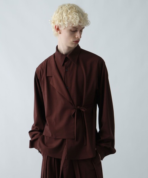 HARE（ハレ）の「【SET UP対応】YOSEハオリシャツ(HARE)（シャツ/ブラウス・メンズ・ブラック/レッド/グレー系その他・FREE）」の11枚目の写真