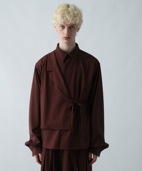 HARE（ハレ）の「【SET UP対応】YOSEハオリシャツ(HARE)（シャツ/ブラウス・メンズ・ブラック/レッド/グレー系その他・FREE）」の13枚目の写真