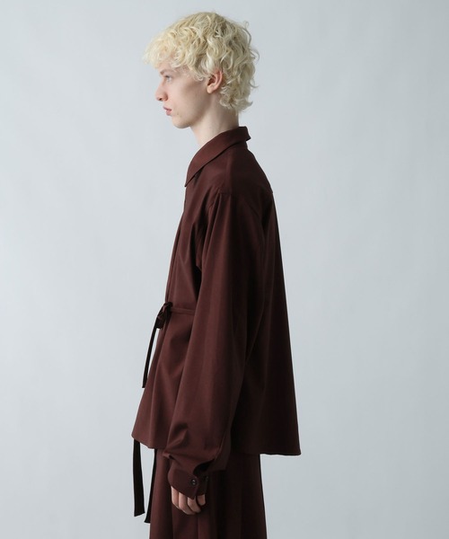 HARE（ハレ）の「【SET UP対応】YOSEハオリシャツ(HARE)（シャツ/ブラウス・メンズ・ブラック/レッド/グレー系その他・FREE）」の14枚目の写真