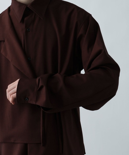 HARE（ハレ）の「【SET UP対応】YOSEハオリシャツ(HARE)（シャツ/ブラウス・メンズ・ブラック/レッド/グレー系その他・FREE）」の18枚目の写真