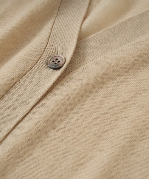 RIVE DROITE（リヴドロワ）の「【MYSELFbyRD（マイセルフバイリヴドロワ）】ニットカーディガン（カーディガン/ボレロ・レディース・ベージュ/サックスブルー・FREE）」の10枚目の写真