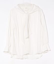 リボンタイブラウス