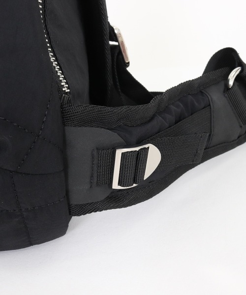 ADAM PATEK(アダムパテック)の「『ADAMPATEK』square quilt sling bag(ボディバッグ/ウエストポーチ・メンズ・ブラック/グレー・FREE)」の10枚目の写真
