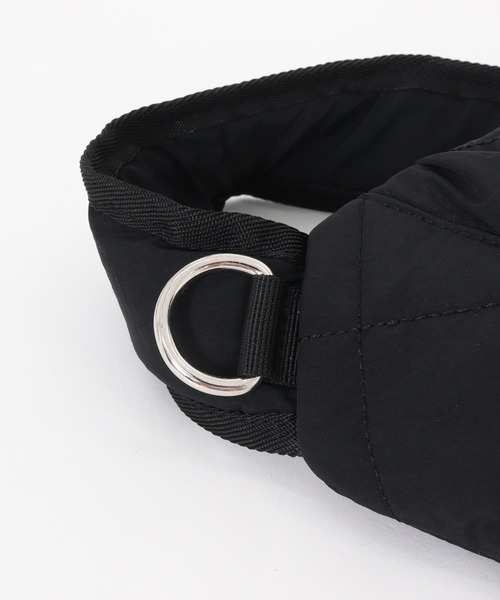 ADAM PATEK(アダムパテック)の「『ADAMPATEK』square quilt sling bag(ボディバッグ/ウエストポーチ・メンズ・ブラック/グレー・FREE)」の14枚目の写真