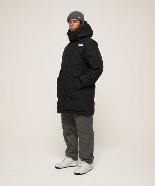 FIRST DOWN(ファーストダウン)の「ラップダウンコート ディクロス マウリ(ダウンジャケット/コート・メンズ・ベージュ/ブラック・S/M/L/XL)」の9枚目の写真