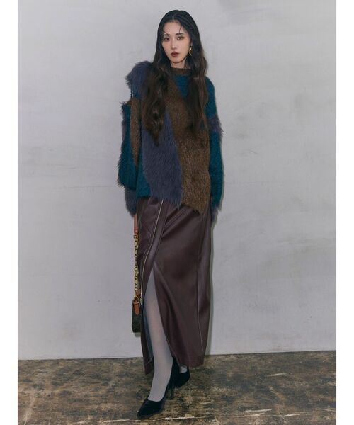 セール】【YUKKOコラボ】MIXヤーンチュニックニット（ニット/セーター