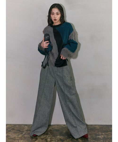 セール】【YUKKOコラボ】MIXヤーンチュニックニット（ニット/セーター