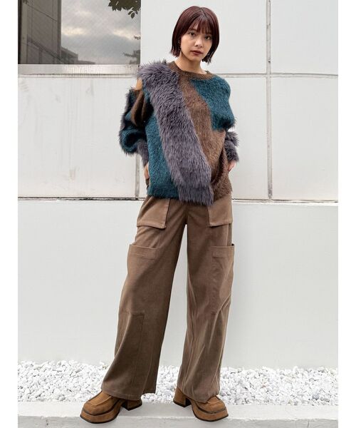 セール】【YUKKOコラボ】MIXヤーンチュニックニット（ニット/セーター