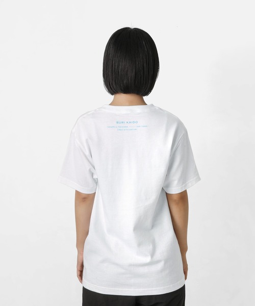PAPERSKY(ペーパースカイ)の「PAPERSKY ペーパースカイ BURI T ブリTシャツ(Tシャツ/カットソー・レディース・ホワイト系その他・S/M/L)」の6枚目の写真